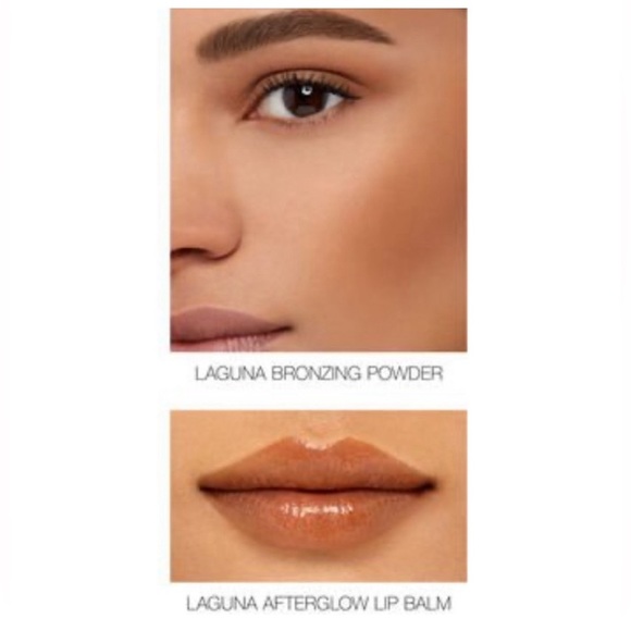 NARS Laguna Set Bronzing Powder and Afterglow Lip Balm Travel Size Set of 2 - Picture 2 of 16